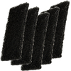 Kleen Handler Cleaning and Stripping Pad, Black (5-Pack) BLKH-HSCP-BK-5